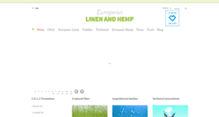 Desktop Screenshot of linenandhempcommunity.eu